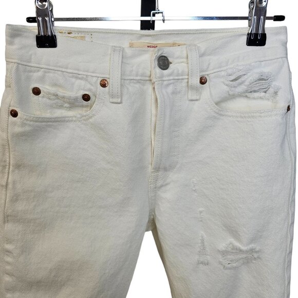 Levi's Womens Wedgie Crop Jeans Size 24 - Picture 4 of 10